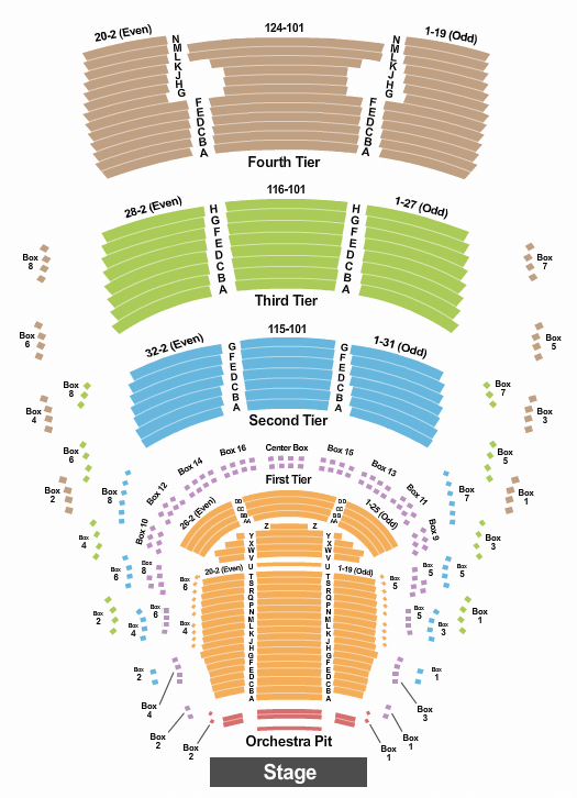 Ziff Opera House At The Adrienne Arsht Center Beetlejuice Seating Chart
